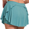 ruffle hem tennis skirt in kelly green