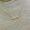 HOWDY necklace in gold