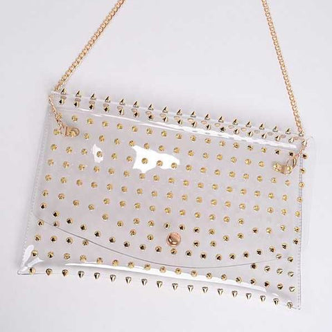 Clear and 2025 gold purse